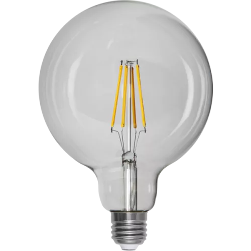LED-Lampa E27 G125 Clear