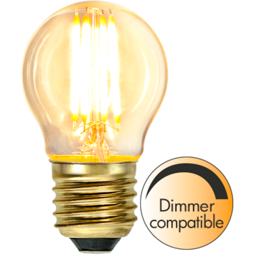 LED-Lampa E27 G45 Soft Glow