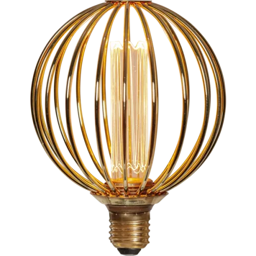 LED-lampa E27 Glob 125 Decoled Metal