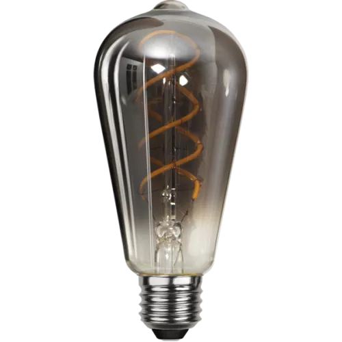 LED-Lampa E27 ST64 Decoiled Spiral Smoke