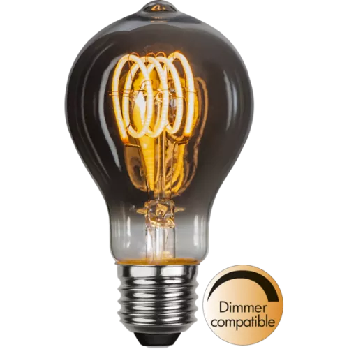 LED-Lampa E27 TA60 Decoiled Spiral Smoke