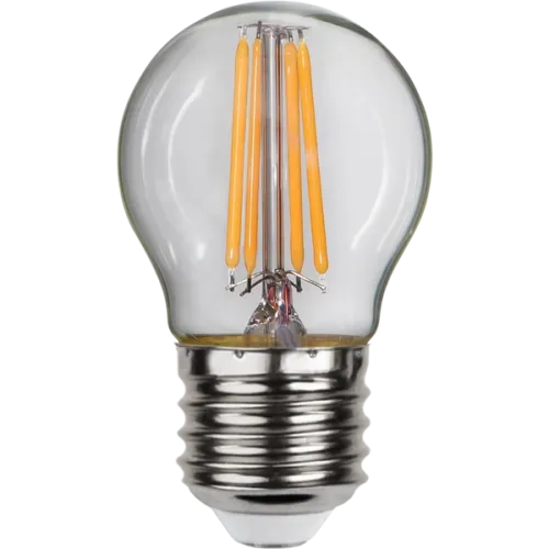 LED-lampa E27 Klot Clear 3-step memory