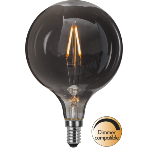 LED-Lampa E14 G95 DekoLED Smoke