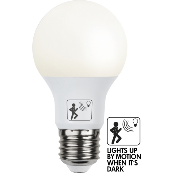 LED-Lampa E27 A60 Sensor Opaque