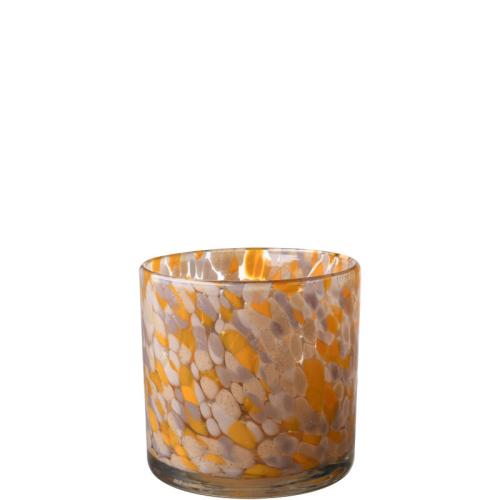 Candy Ljuslykta Lila/Orange