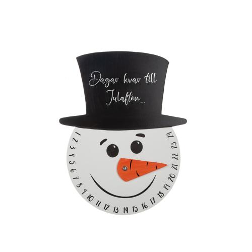 Snögubbe Kalender Vit