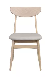 Rodham Stol Vitpigmenterad/Gråbeige