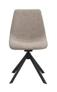 Dunmore Stol Mörkbeige/Svart