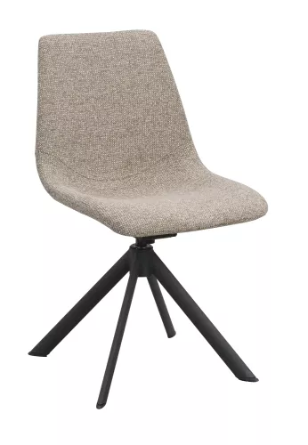 Dunmore Stol Mörkbeige/Svart