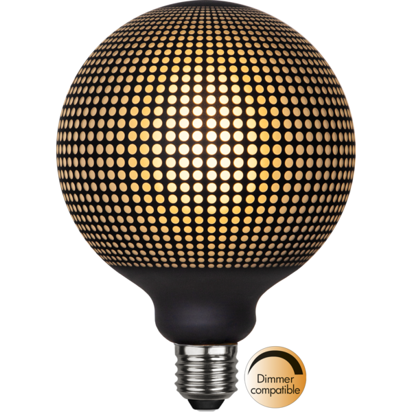 LED-Lampa E27 G125 Dot