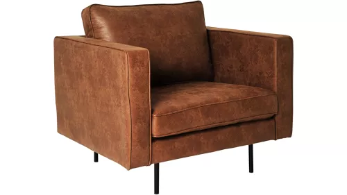 Texas Fåtölj Mörkbrun