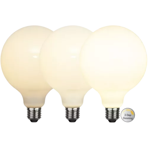 LED-Lampa E27 G95 Opaque Filament 3-step
