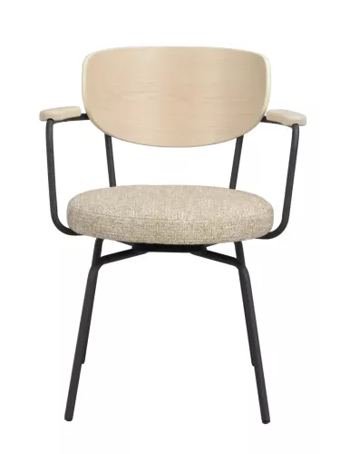 Merrick Karmstol Mörkbeige/vitpigmenterad/svart