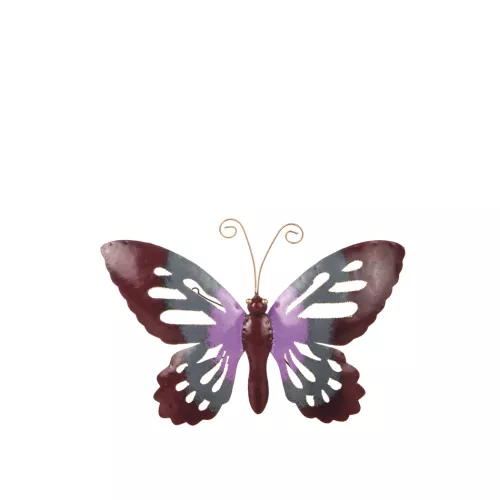 Fjäril I Hamrad Plåt