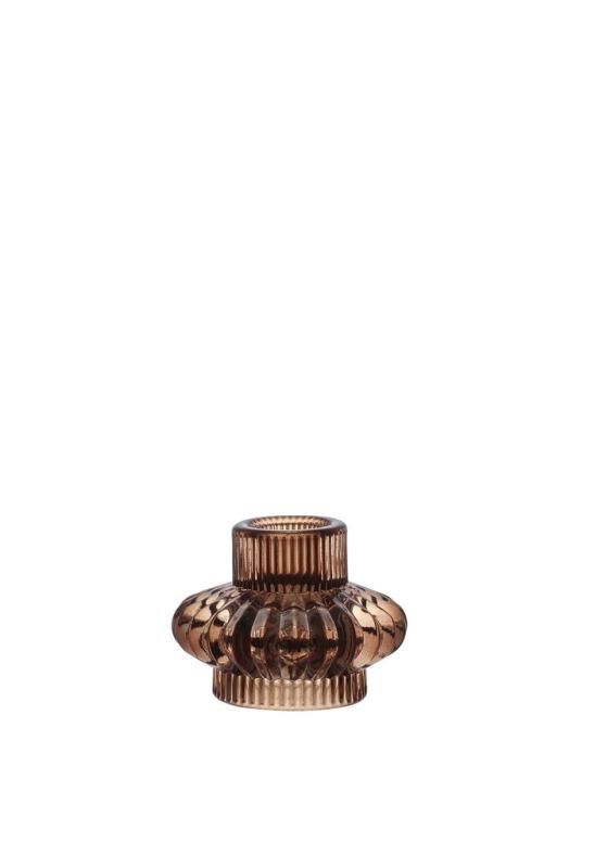 Double Ljuslykta/Ljusstake Rosé