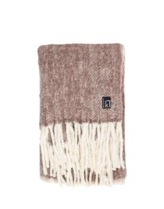 Kosta Linnewäfveri Ullpläd Vinröd