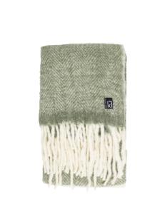 Kosta Linnewäfveri Ullpläd Grön