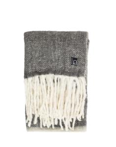 Kosta Linnewäfveri Ullpläd Mörkgrå