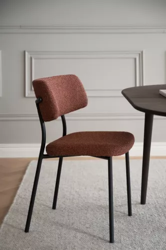 Herbster Stol Röd/Svart