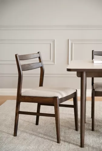 Kerwin Stol Brun/Ljusbeige