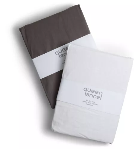 Queen Anne Dra-på-lakan Vit