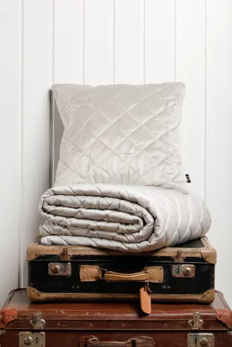 Kosta Linnewäfveri Sammet Kuddfodral Sand