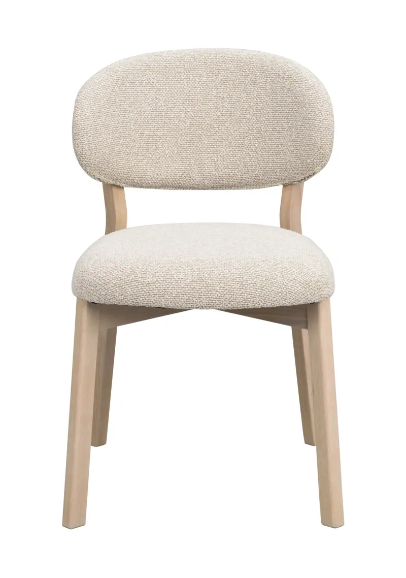 Patterson Stol Beige/Vitpigmenterad