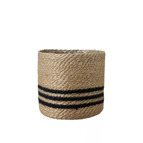 Belle Rand Kruka Natur/Svart Stor