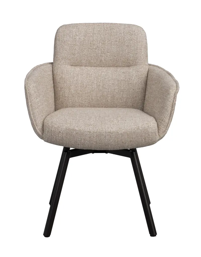 Roswell Karmstol Ljusbeige/Brun