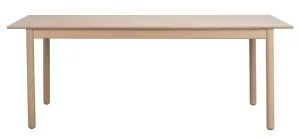 Derrymore Matbord Vitpigmenterad