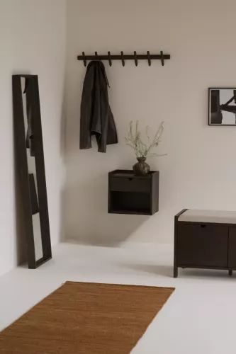 Hillmond Sängbord Brun