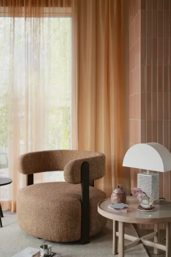 Jenison Fåtölj Field Bärnsten