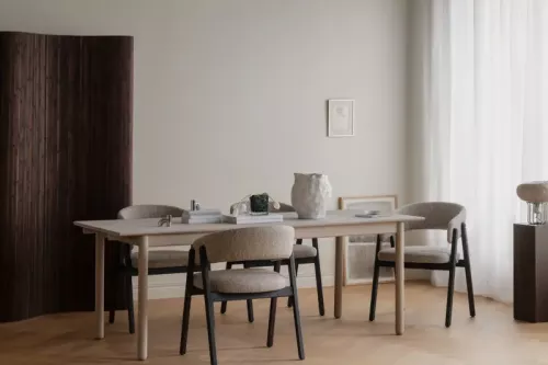 Derrymore Matbord Vitpigmenterad