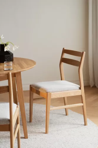 Kerwin Stol Ek/Ljusbeige