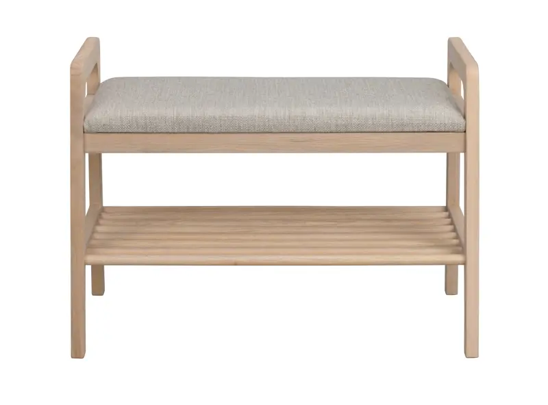 Iverness Bänk Vitpigmenterad/beige