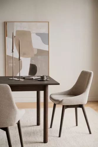 Denley Stol Ljusbeige/Brun