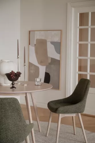 Denley Stol Grön/Vitpigmenterad