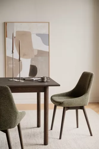 Denley Stol Grön/Brun