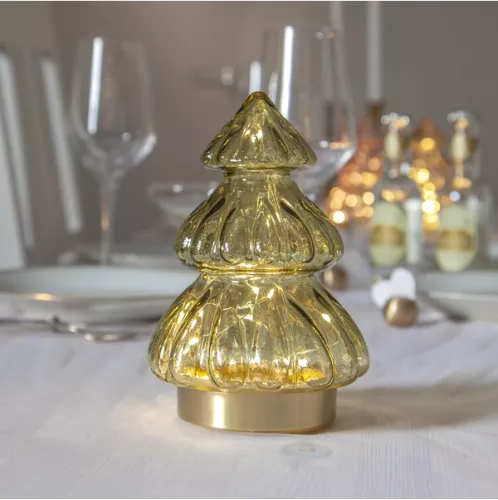 Abete Bordsgran Grön LED