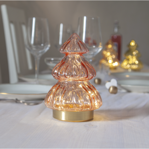 Abete Bordsgran Rosa LED