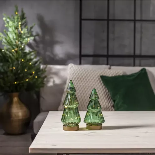 Verde Glasdekoration Grön