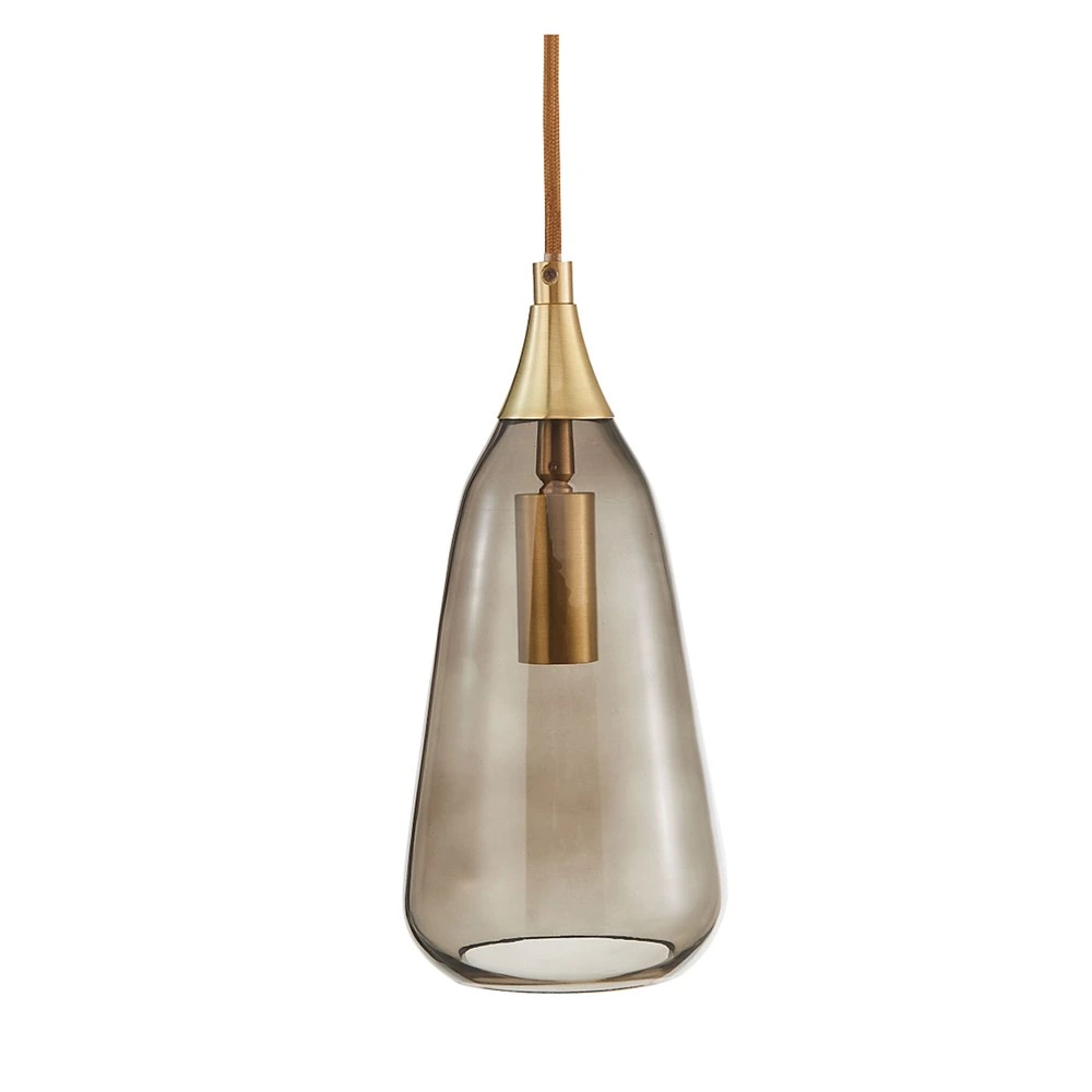 Luna Fönsterlampa Mässing&Rök