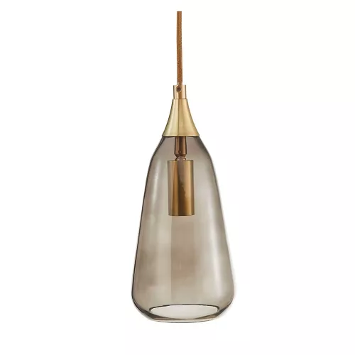 Luna Fönsterlampa Mässing&Rök