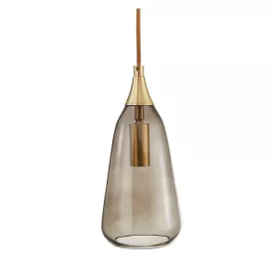 Luna Fönsterlampa Mässing&Rök