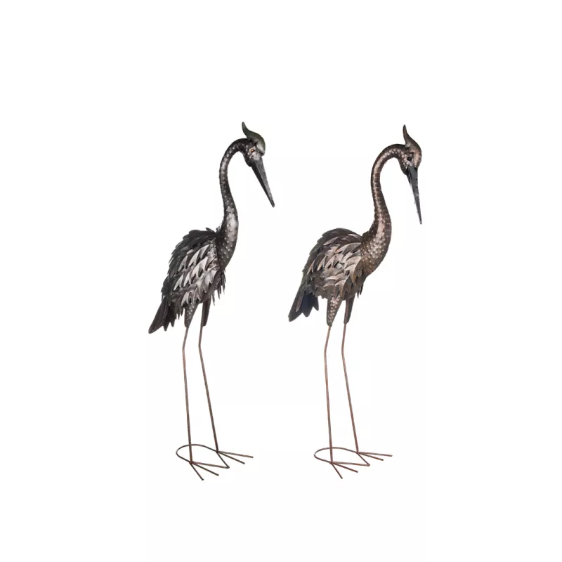 Fågel Trana Hamrad plåt