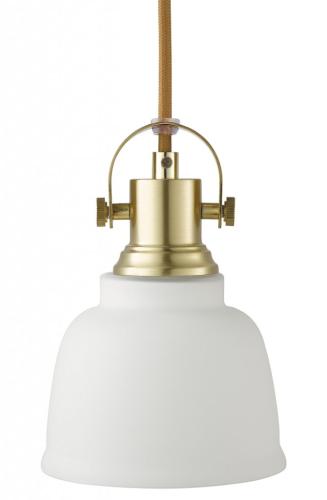 Loke Fönsterlampa Borstad Mässing&Vit