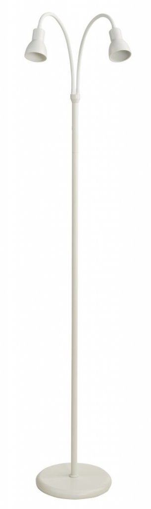 Saga Golvlampa dubbel Vit