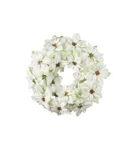 Julstjärna Krans Konstväxt Vit