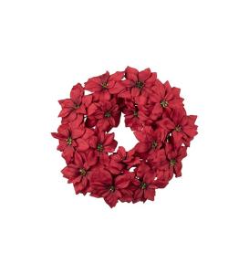 Julstjärna Krans Konstväxt Röd