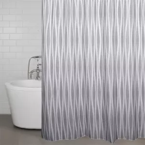 Wave Duschdraperi Grå